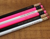 Mean Girls Quotes 6 Pack That was so Fetch Boo You Whore Pencil Set