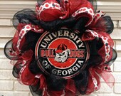 University of Georgia - Door Wreath - Georgia Bulldog Wreath - Go Dawgs