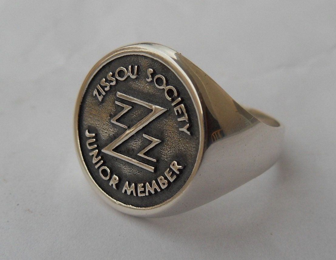 Solid Sterling Silver 925 Life Aquatic Team Zissou Society Junior Member Ring