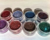 SALE Nail Glitter Mix- GeeWhiz Collection- Solvent Resistant Fine Glitter .008"
