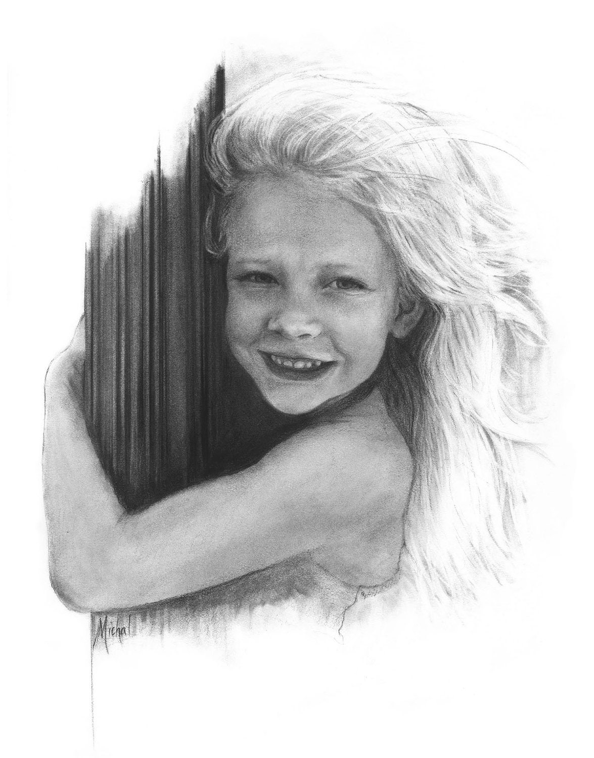 girl portrait drawing
