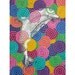 Dolphin reproduction print 8x10 rainbow drawing red yellow green purple pink orange colorful sharpie stipple drawing