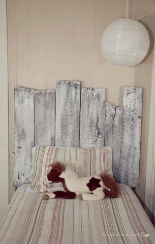 SOLD to Maggie- Barnwood Headboard (Emma Collection)