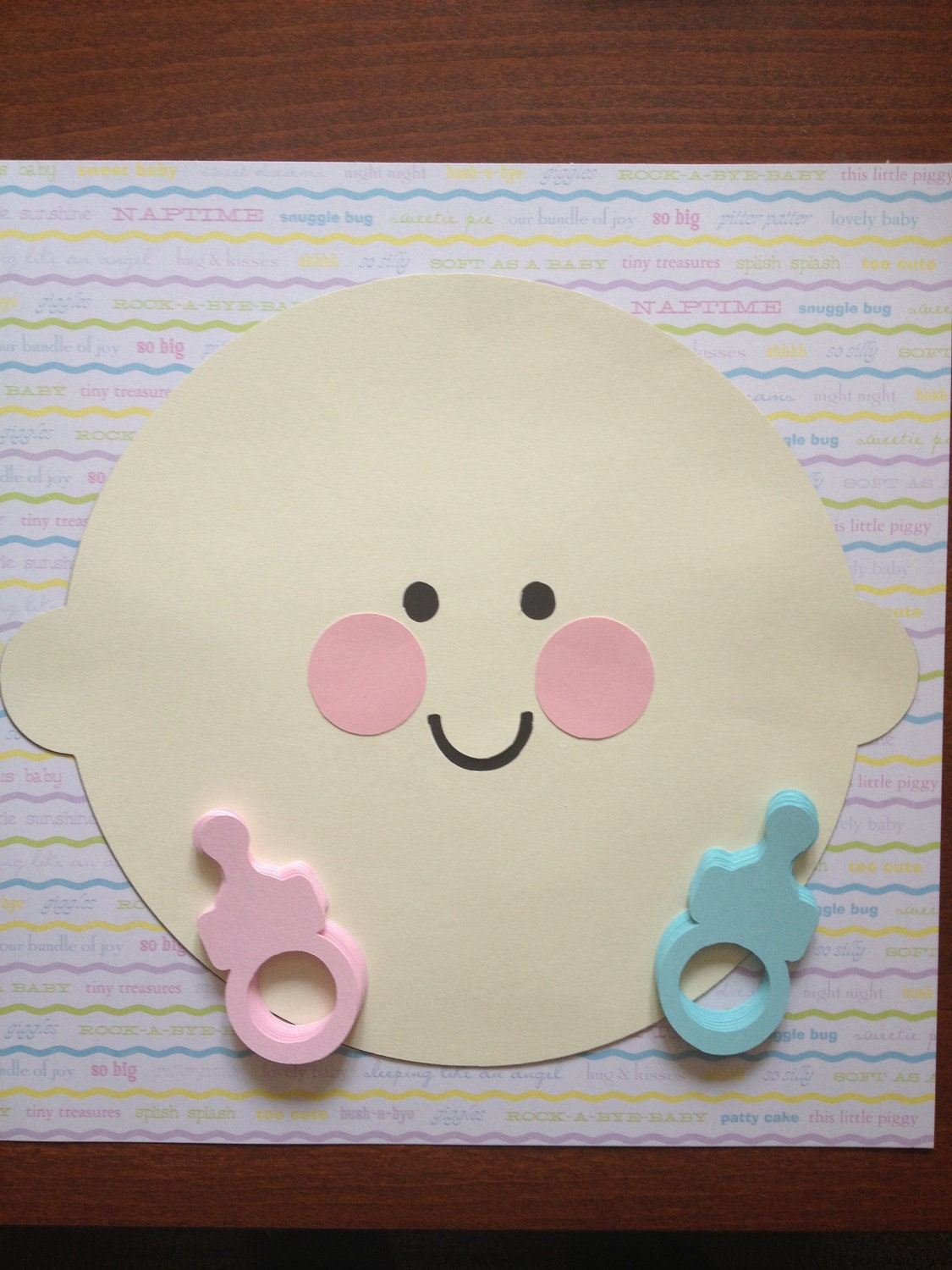 Baby Shower Game Pin The Pacifier On The Baby By Lovesweatandglue