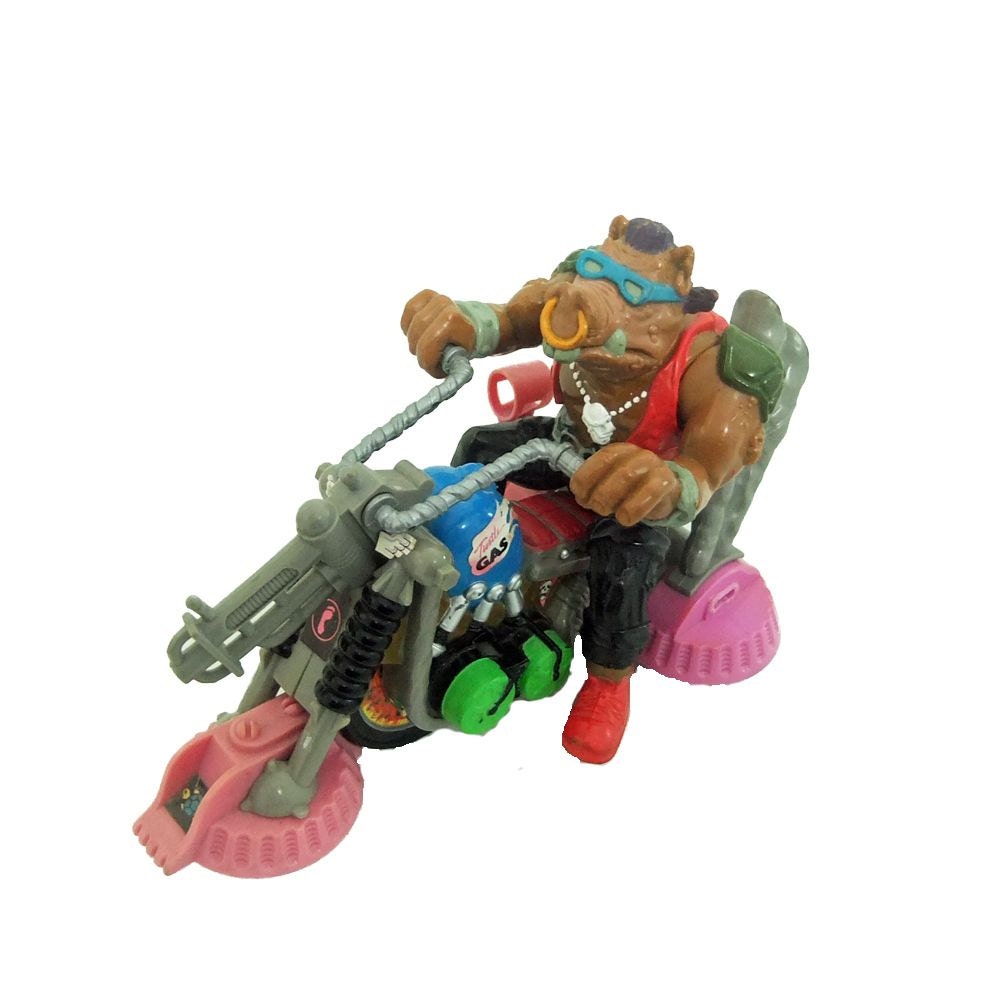 Psycho Cycle Teenage Mutant Ninja Turtles TMNT 1990 with Bebop 1988