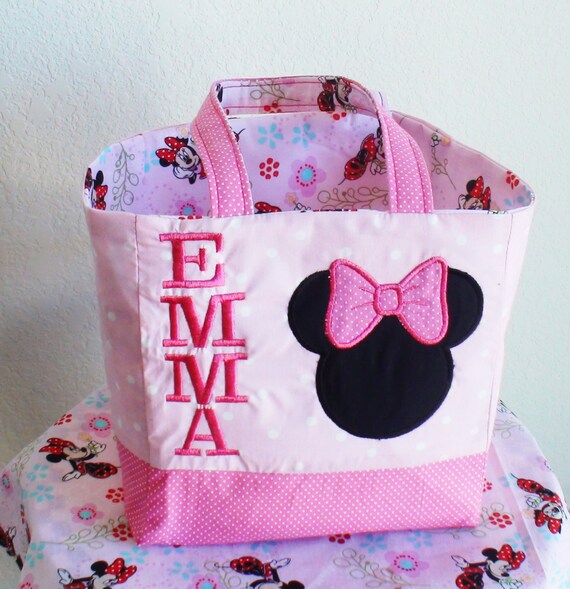 personalized minnie mouse bag