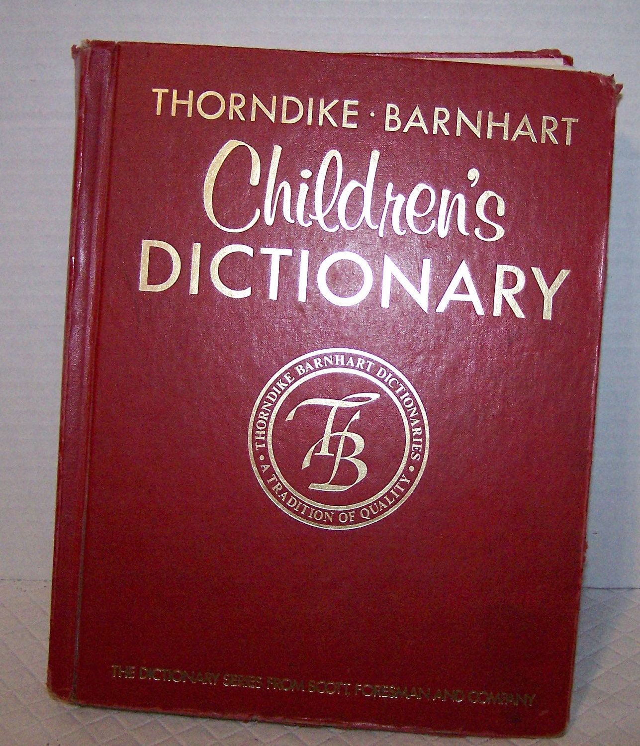 Thorndike Barnhart Children's Dictionary Foresman and Company Scott and Scott Foresman