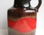 Scheurich Fat Lava Vase / Decanter from West Germany