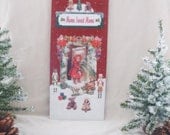 Christmas, Victorian, Sign, Wall Hanging, Decoration