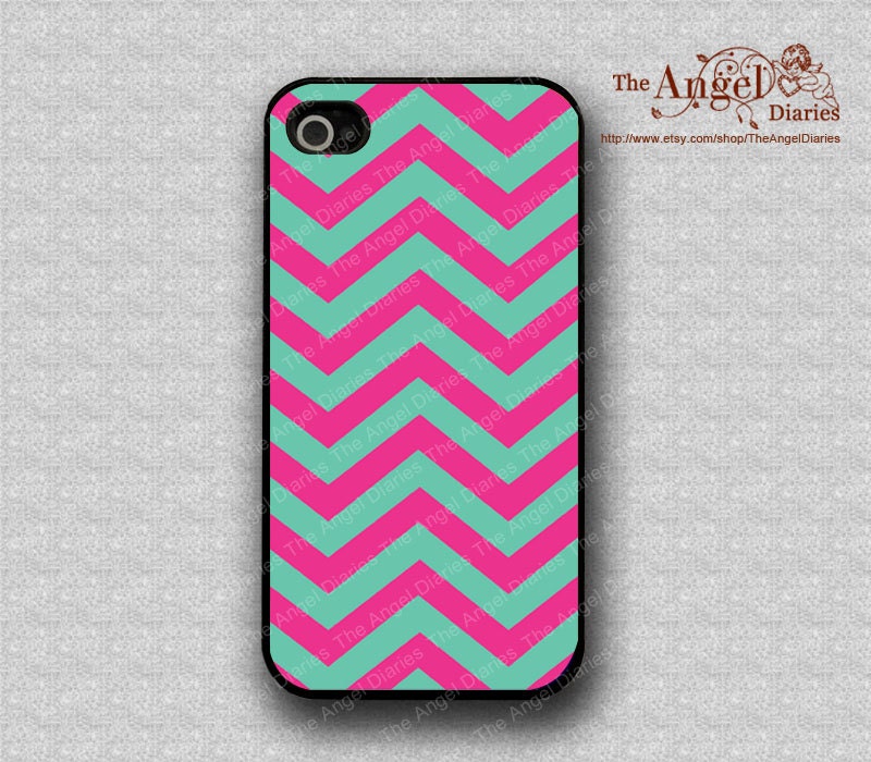 Chevron---iPhone 4 Case, iPhone 4s Case, iPhone 4 Hard Plastic Case,Personalized iPhone Case--water proof