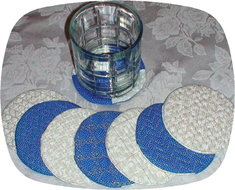 Mug Rugs Round Embroidery Design 5x7