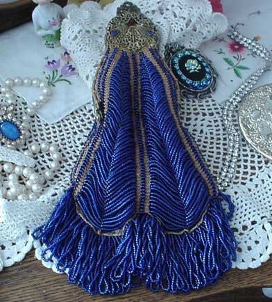 September Wedding Beaded Bag Purse Pattern by ArhyonelAntiques