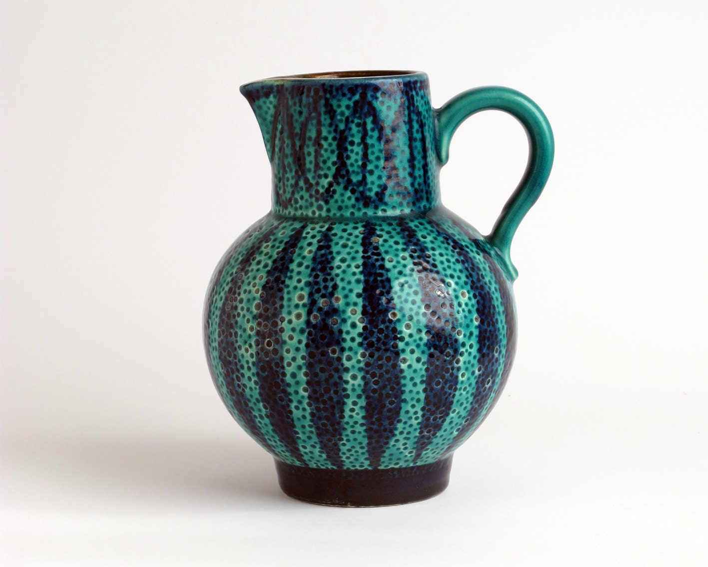 Mid Century Blue Pitcher. Scheurich 50s - ArqueologiaDomestica Mid Century Blue Pitcher. Scheurich 50s - ArqueologiaDomestica
