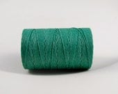 10 yards jade green waxed linen cord 4ply