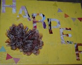 Customized Mixed Media Painting Baby Room Nursery Personalized
