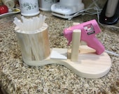 Glue Gun Holder Home Made No Mess Organization New Great Christmas Gift