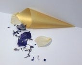 Golden Vellum Cones - unf...