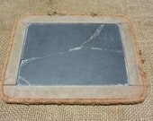 Vintage 1800's Wooden Framed Chalkboard - Antique Old School Teacher Desk Primitive Wood 7124