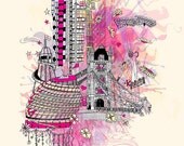 My Playground Limited Edition Illustration Print.