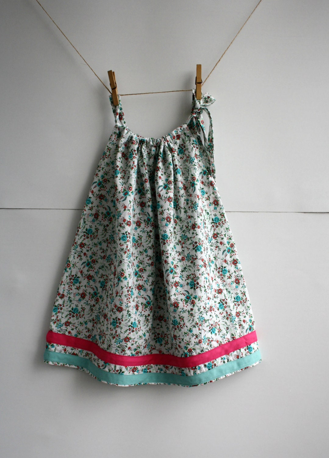 Easter Floral Girl Dress Custom Size Free Shipping