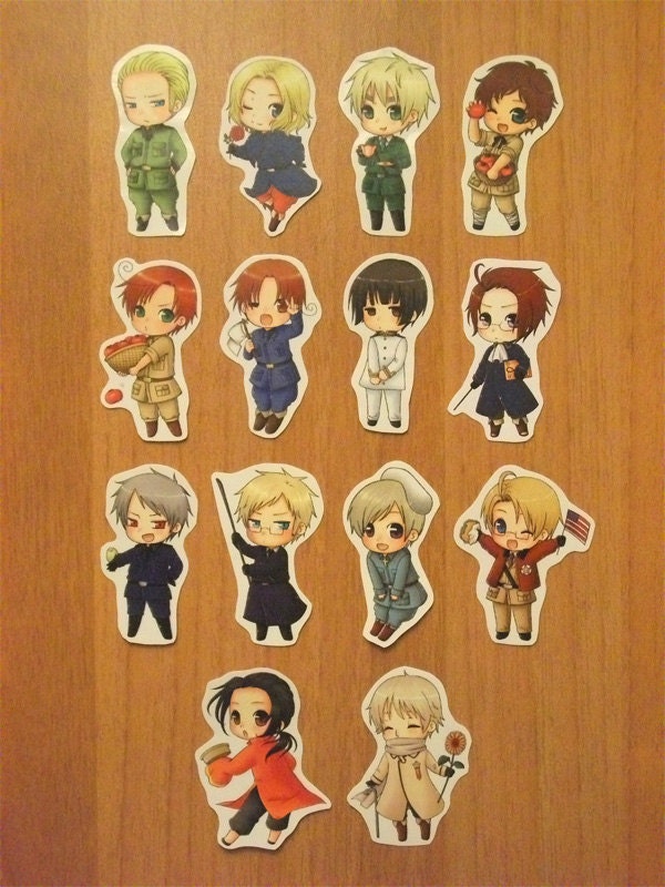Hetalia Stickers set