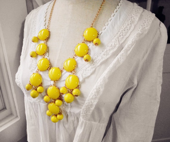 Bubble Necklace J Crew Style Inspired Statement By Payless4fab