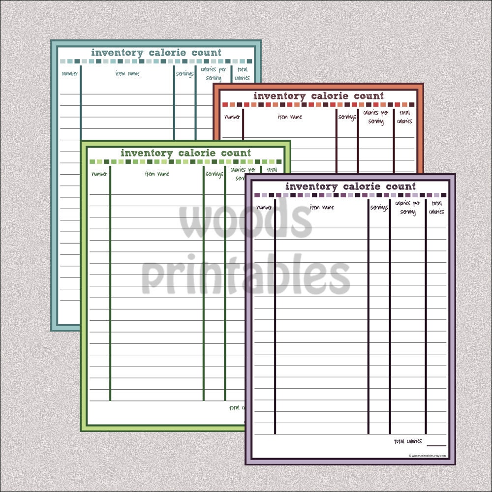 It is an image of Critical Printable Calorie Counter This is a graphic of Critical Printable Calorie Counter