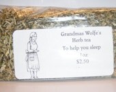 Grandmas Wolfe'e herb tea to help you sleep  1 oz