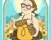 Bee Girl - 8x10 Archival Print