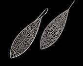 Reticulate Earrings - stainless steel