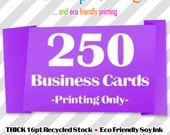 Business Cards 250 Printed