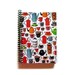 Coffee Pots and Cups - Notebook Spiral Bound - 4 x 6 in