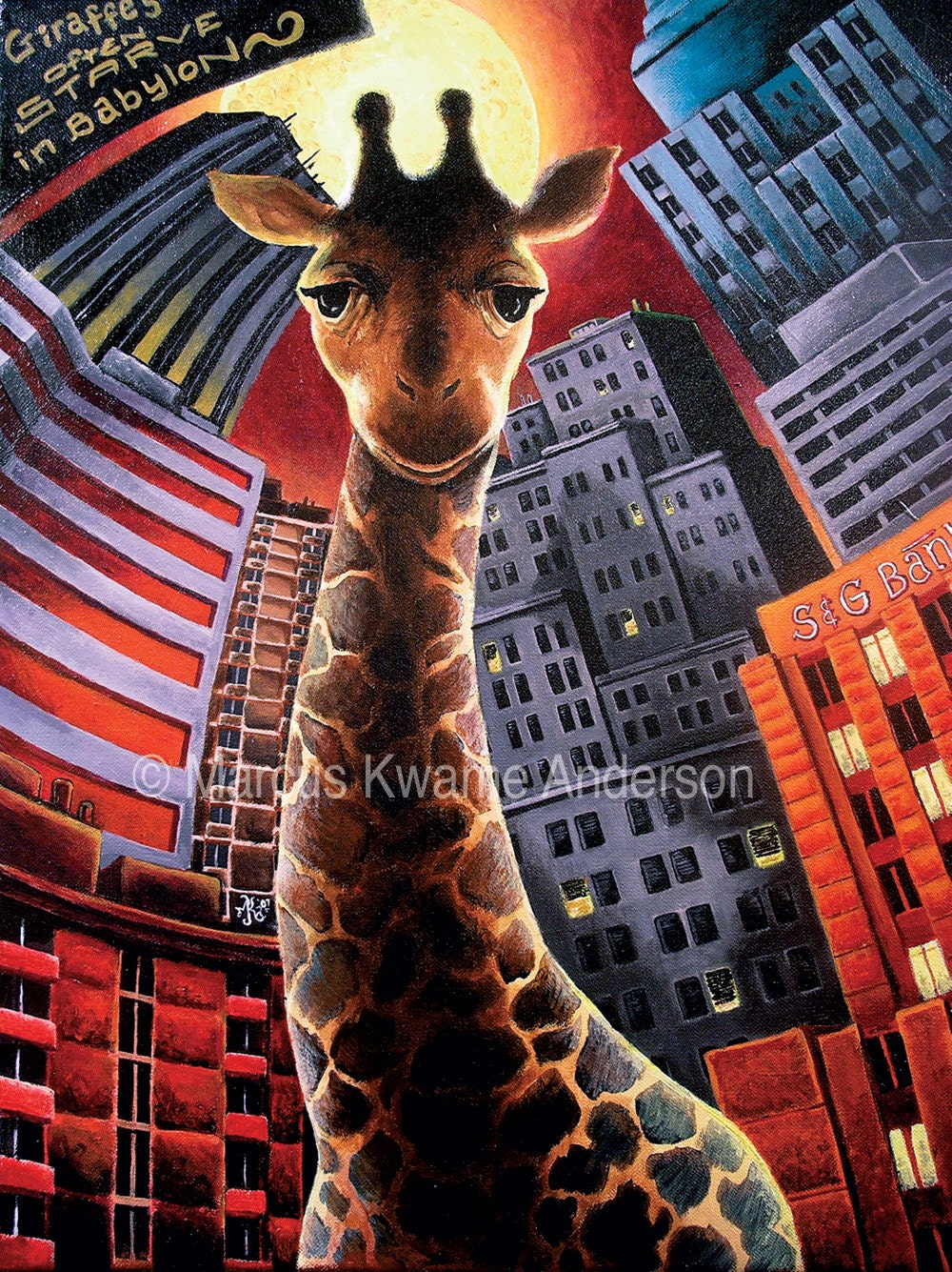 Giraffe 13x19 Archival Print