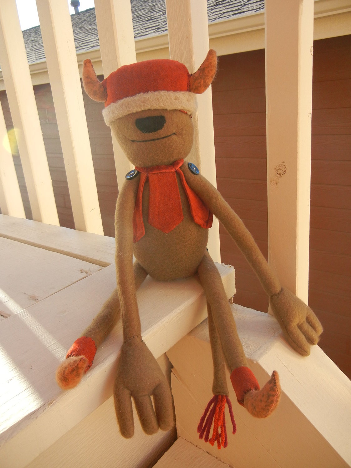 Labyrinth inspired Goblin soldier doll one of a kind ----- Hanz -----