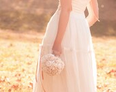 Handmade ORGANIC Fabric Bouquet - Fabric Flower Bouquet - Weddings, Bouquet, Vintage Wedding - Bridal Bouquet, Eco friendly