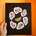 Half Dozen Oysters Block Print