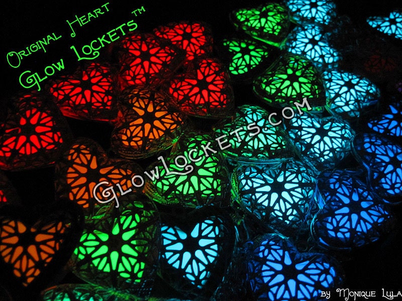 Heart Glow Locket You Pick Color
