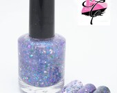 Aurora Borealis Nail Polish Custom-Blended Glitter - Large Bottle - 15ml