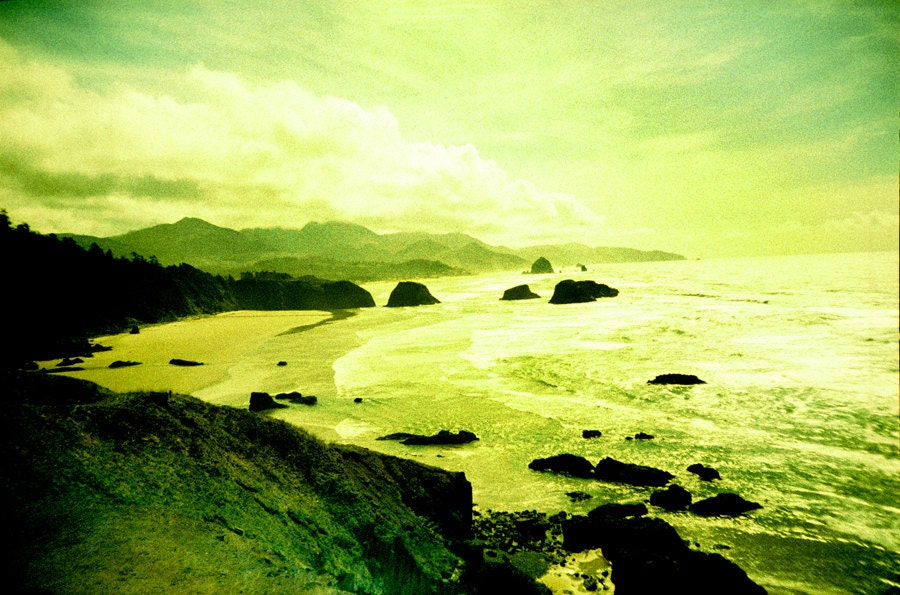 Oregon Coast . Lomo LCA Series  . 8x10 Print