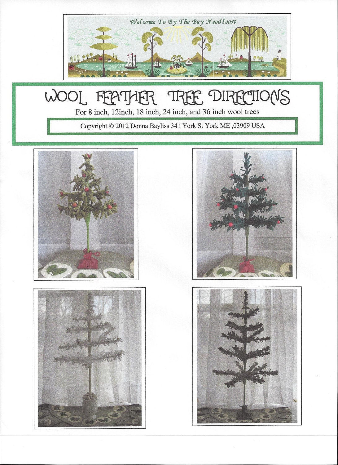 Wool Feather Tree Directions
