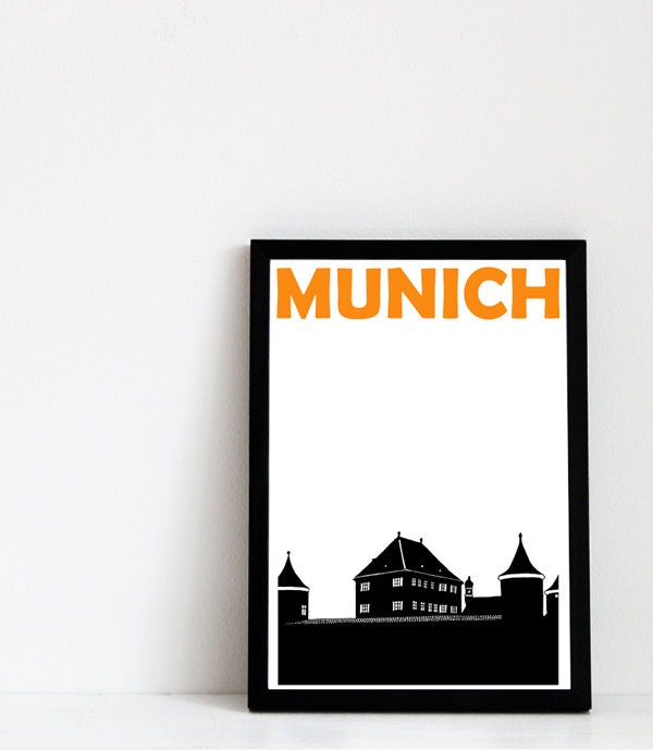 Munich - Print - 8"x11" (A4 size) - Pomalia