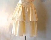 50s Dress // Vintage 1950's Banana Cream Dream Party Dress