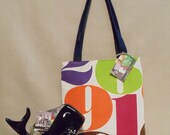 Vintage Number Fabric Purse