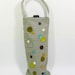 Wine Bag - Reusable - Party Bubbles in Leather