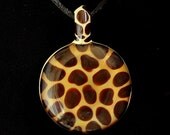 Giraffe Print, Bella Glass Pendant