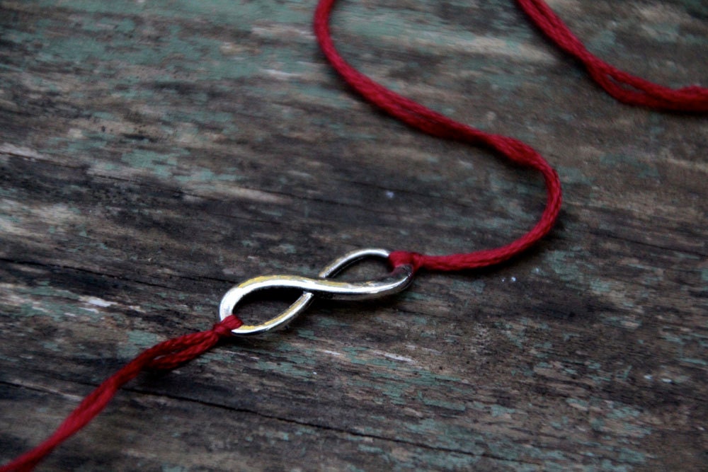 wish bracelet friendship bracelet infinity charm memorial day jewelry red thread wishlet letterhappy etsy red poppy mother daughter jewelry