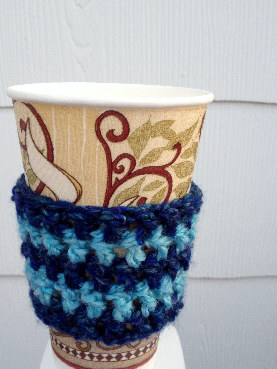 Summer Sale 20% off w/ code "Summer" Tampa Bay Rays Navy & Light Blue Coffee Sleeve  Fit Around Your Wrist Pair With a Starbucks Gift Card.