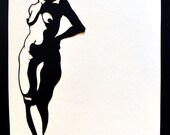 Confident and Crossed - Original paper cut