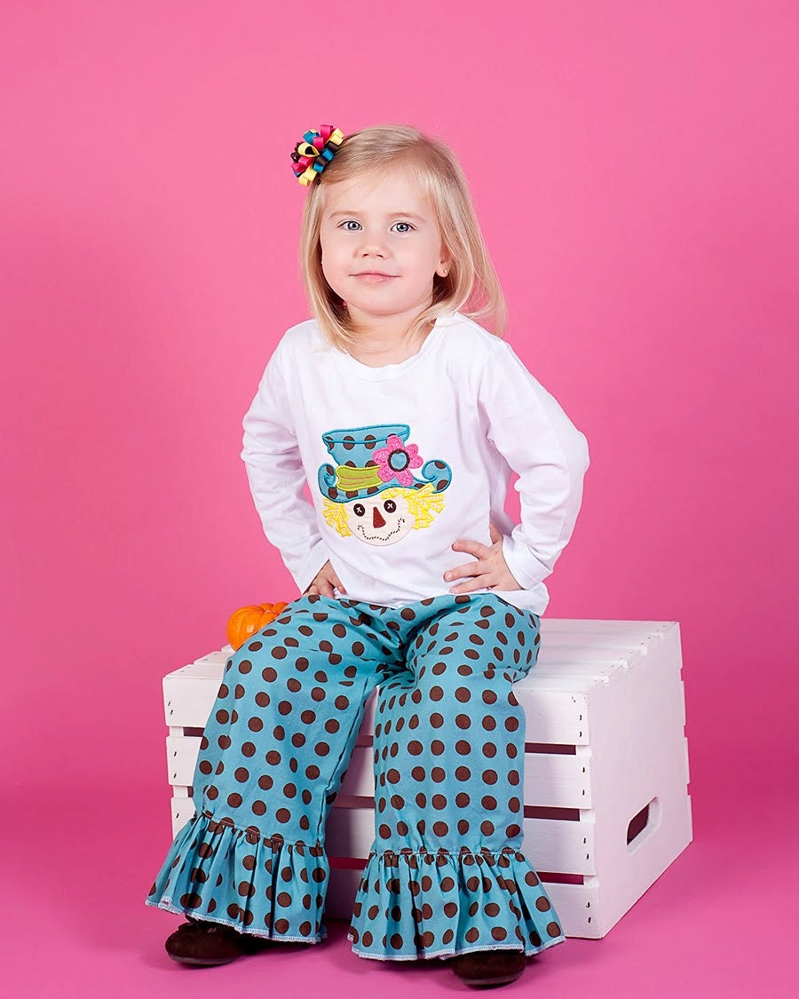 Girls Ruffle Pants...Matching Ruffle Pants...Made to Match our shirts
