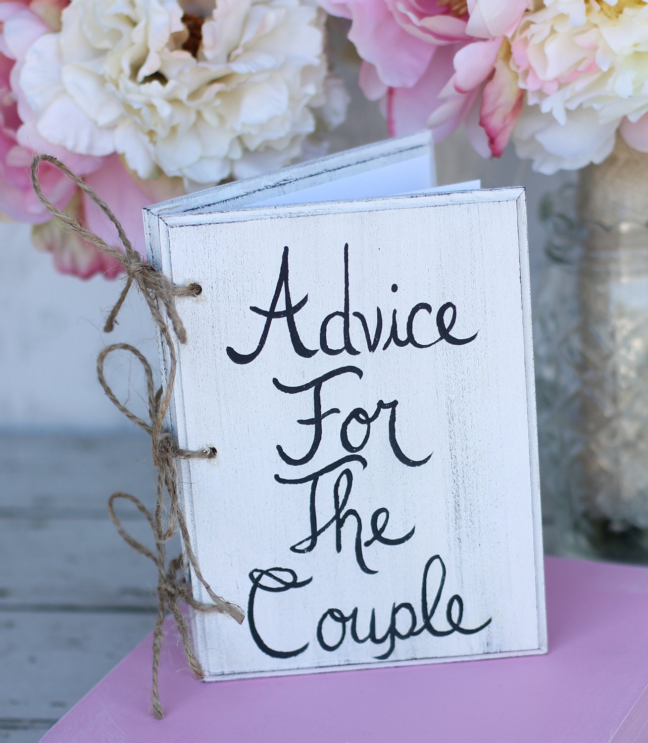 Bridal Shower Guest Book Shabby Chic Wedding Decor Advice For The Couple